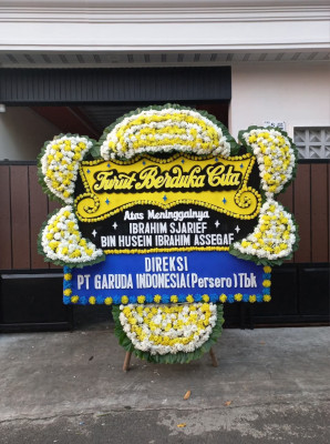 Papan Bunga Duka di Kemuning